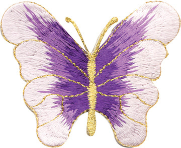 Violet Butterfly Patch