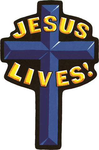 "Jesus Lives" Cross Patch