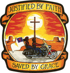 "Justified By Faith/Saved By Grace" Patch