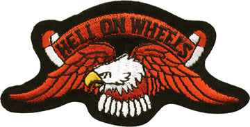 "Hell On Wheels" Eagle Biker Patch