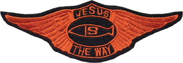 "Jesus Is The Way" Wings Patch