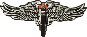 Bike with Wings Patch