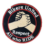 Bikers United, Respect All Who Ride Patch