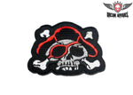 Skull With Captains Hat Patch
