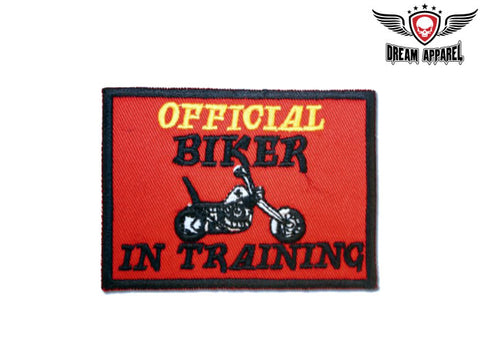 Official Biker In Training Motorcycle Patch