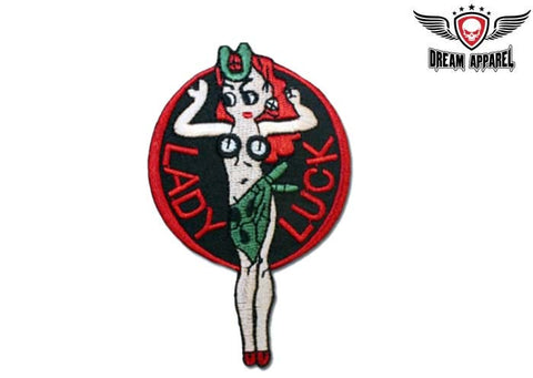 Lady Luck Motorcycle Patch