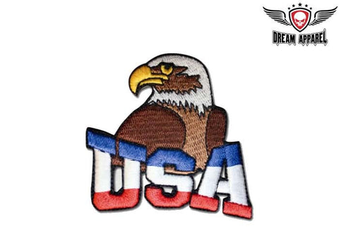 Eagle With USA Motorcycle Patch