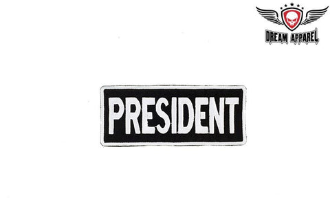 Motorcycle Club President Patch