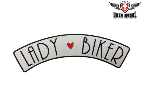Lady Biker Top Rocker