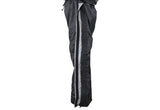 Two-Piece Black & Gray Rain Suit With Zippered Side Seams