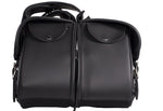 PVC Motorcycle Saddlebag with Flame