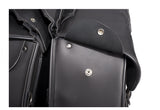 PVC Motorcycle Saddlebag with Flame