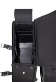 PVC Motorcycle Saddlebag with Flame