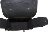 Waterproof Leather Motorcycle Saddlebag