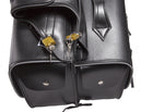 PVC Motorcycle Saddlebag With Light Reflective Trim