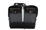 Motorcycle Saddlebag With Hard Sheet Inside & No Studs