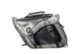 Chrome Plate PVC Motorcycle Saddlebag
