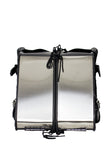 PVC Motorcycle Saddlebag With Chrome Plate At Bottom Of Saddlebag W/ Gun Holster