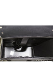PVC Motorcycle Saddlebag With Chrome Plate At Bottom Of Saddlebag W/ Gun Holster