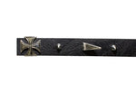 Helmet Spike Strip With Dual Style Spikes And Iron Cross