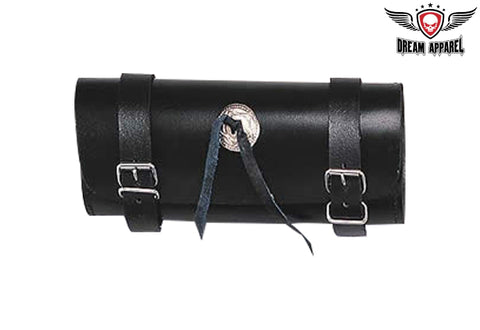 10" PVC Motorcycle Tool Bag With Concho