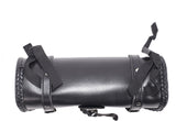 12" PVC Motorcycle Tool Bag With Braid & Concho