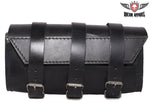 9 Inch Leather Motorcycle Toolbag