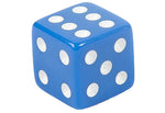 Two Blue Dice Tire Valve Stem Caps