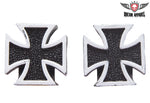 Two Chopper Cross  Tire Valve Stem Caps