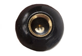Two Flaming License Plate Screw Caps