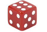 Two Red Dice Tire Valve Stem Caps
