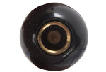 Two Black 8 Ball Tire Valve Stem Caps