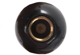 Two Black 8 Ball Tire Valve Stem Caps