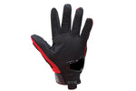 Men's Red Mesh Racing Gloves